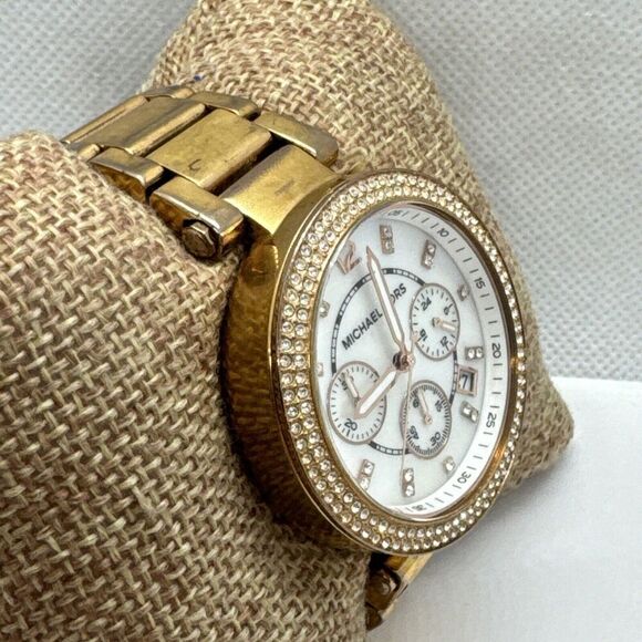 Michael Kors Parker MK5491 Women Rose Gold Analog Dial Quartz Wrist Watch JNA622 main image 10